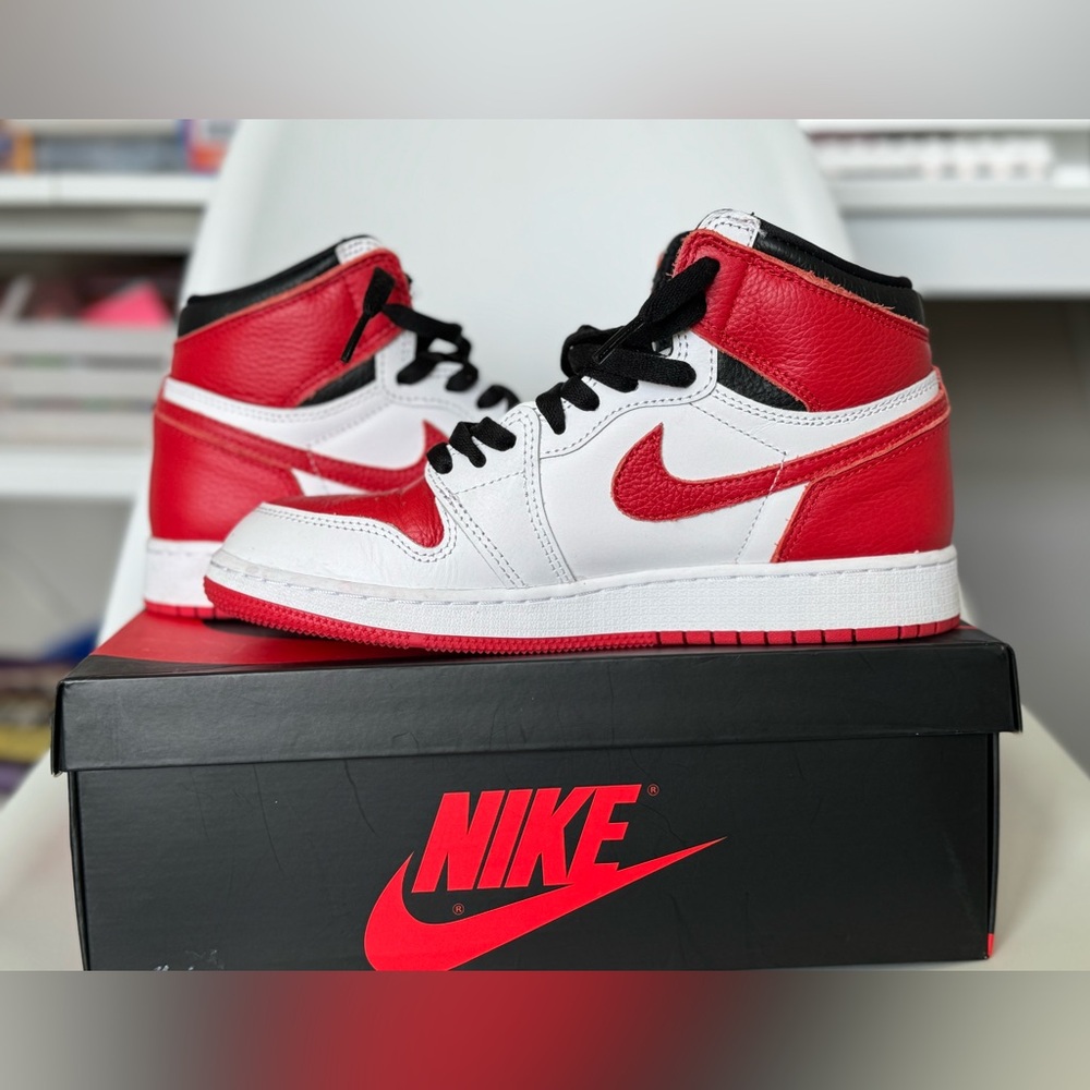 Air Jordan 1 retro high OG GS white/university red-black
